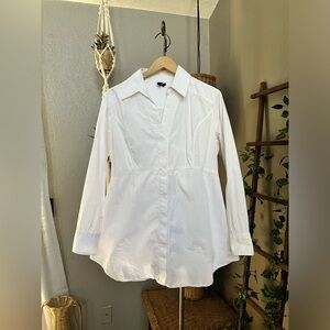 ▪️RAVEL Button Down Long Sleeve Shirt L